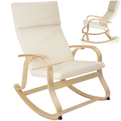 1 Rocking Chair Roca - with armrests, comfortable padding and floor ...