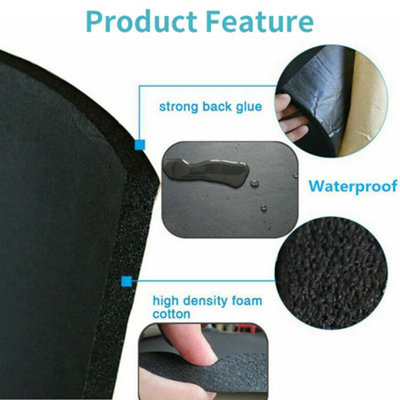 1 Roll 3M x 1M Car Sound Proofing Foam - 6mm Thick - 6
