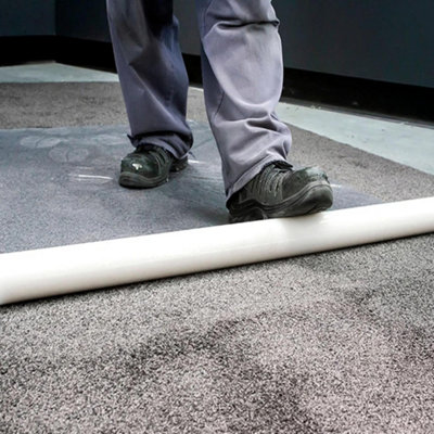 1 Roll Of 600mm x 100m Self Adhesive Protective Waterproof Clear Sticky Carpet Protection