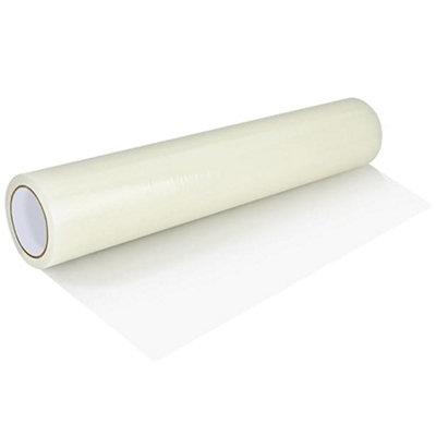 Roll And Stroll Film Everbuild Roll And Stroll Contract Carpet Protector | 600mm X 50m Self-Adhesive Clear Film | Waterproof Floor Protection Carpet Protector Roll