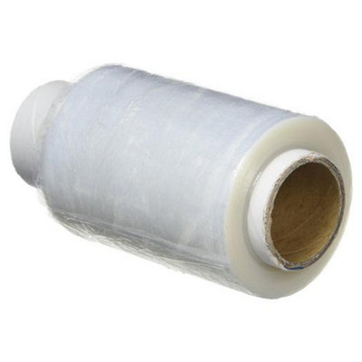 1 Roll Of Clear 100mm x 150m Mini Stretch Shrink Wrap Handy Sized 17mu Rolls - 3