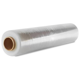 1 Roll Of Clear 400mm Standard Core Tear Resistant Pallet Shrink Wrap Rolls