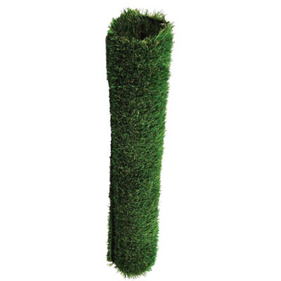 1 Roll Of Realistic & Natural Looking Artificial Grass Medium Length Pile Astro Turf Lawn