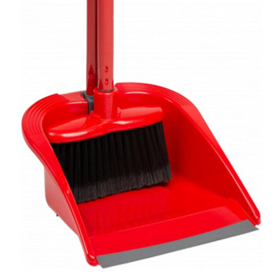 1 Set (1 Dustpan & 1 Brush) Long Handled Sweeping Dustpan & Brush Set