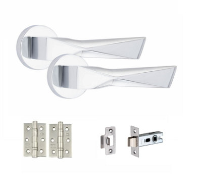 1 Set Aura Design Internal Door Handles Sets With Latch and BB HInges ...