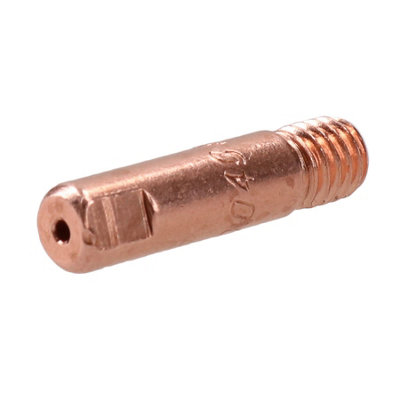1 shroud & 10 x 0.8mm Round Contact Tips MIG Welding Binzel Style Torch ...