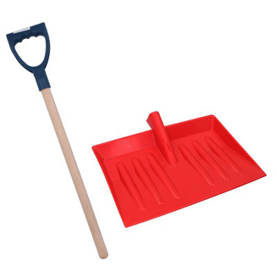 1 Snow Leaf Grass Shovel Scoop Remover Removal Clearer Clearing Short Handle - 3