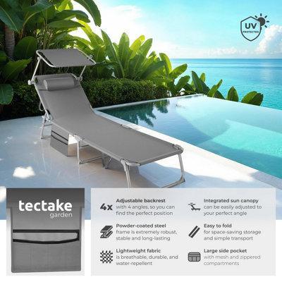 Goplus Folding Chaise Lounge Beach Chair, Face Down Tanning Chair With Face Hole Detachable Pillow, Great For Outside Pool Patio Backyard, 5-Position Adjustable (1, Turquoise