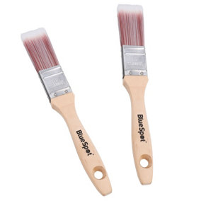 1" Synthetic Paint Brush Painting + Decorating Brushes With Wooden Handle 2pk