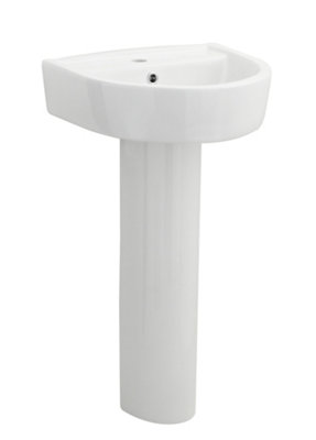 1 Tap Hole Basin & Full Pedestal - 420mm