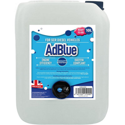 1 x 10 Litre AdBlue Makes & Models Complete With Easy To Pour Spout ...