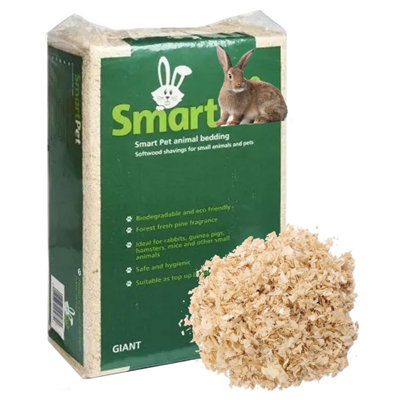 1 x 10KG Soft Wood Shaving For Pet Bedding Ideal For Small Pets & Animals