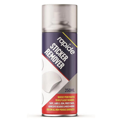 1 x 250ml Sticker Remover Spray Easily Removes All Adhesive Residue