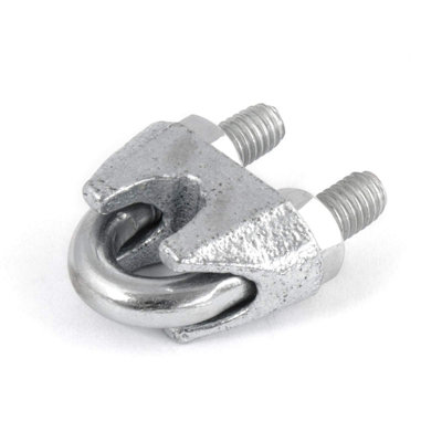 1 x 3 mm U Bolt Rope Clip Clamp Fixing Loose Ends of Wire, Jute and Polypropylene Ropes