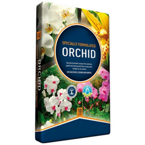1 x 40 Litres (4 x 10 Litres) Orchid Potting Compost Mix For Lovely Orchid Plants Stronger Roots