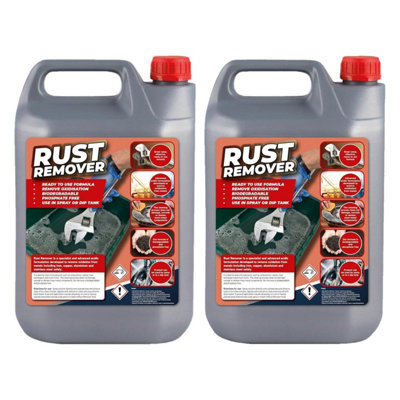 1 x 5 Litre Liquid Spray Rust Remover Removes Rust Back To Bare Metal