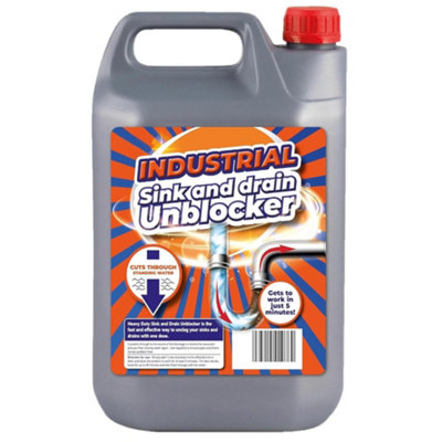 1 x 5 Litres Heavy Duty Sink & Drain Unblocker Plug Hole Toilet Cleaner