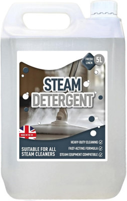 1 x 5 Litres Steam Detergent Heavy Duty Cleaning Solution For Steam ...
