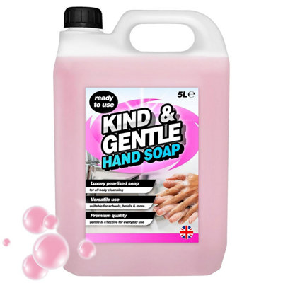 1 x 5L Ready To Use Pink Kind & Gentle Hand Soap Effective For Every Day Use