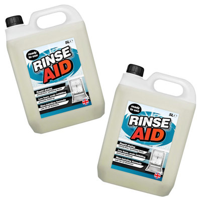 1 x 5L Rinse Aid Prevents Build Up Streak Free Sparkling Finish Safe ...