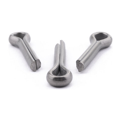 1 X 8 Split Pin 25 Pack ISO 1234 A2 Stainless Steel