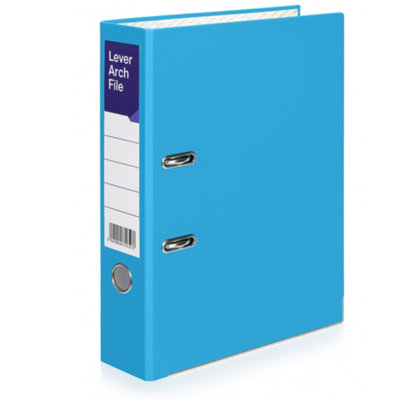 1 x Blue Lever Arch File A4 Ring Binder Folder Files Office Document ...