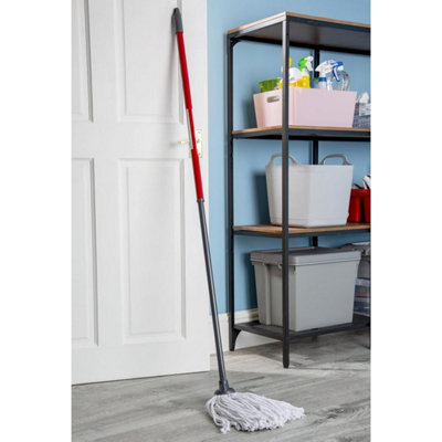 1 x Cotton Floor Mop Super Absorbent Cotton Mop Head With Handle