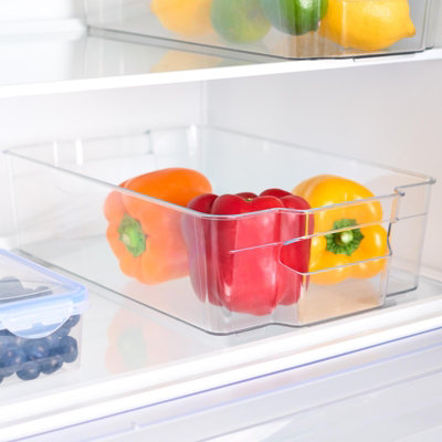 1 x Fridge Trays Storage Organiser Fruit Vegetables Kitchen Divider, Medium