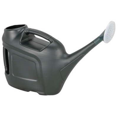 1 x Green 6 Litre Slimline Garden Watering Can With Sprinkler Head & Handle