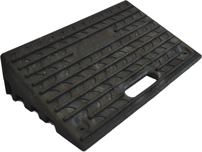 1 x Heavy Duty Portable Non-Slip Rubber Threshold Kerb Ramps