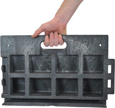 1 x Heavy Duty Portable Non-Slip Rubber Threshold Kerb Ramps