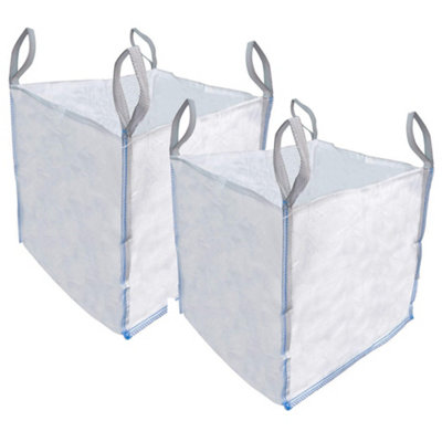 1 x MINI FIBC Tonne Bags Heavy Duty Builders Garden Waste Sacks 50x50x50cm
