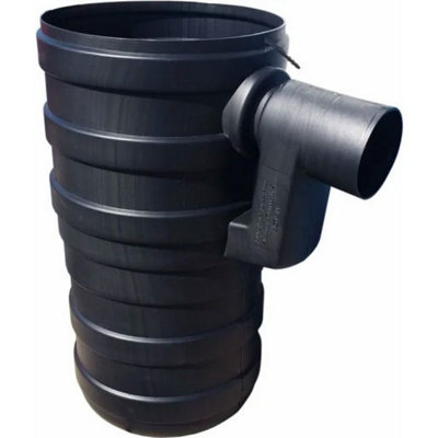 1 x Plastic Yard Gully Drainage Set 300mmx600mm 110mm Outlet ...
