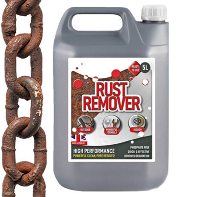 1 x Ready To Use 5L High Performance Rust Removing Solution Water Soluble