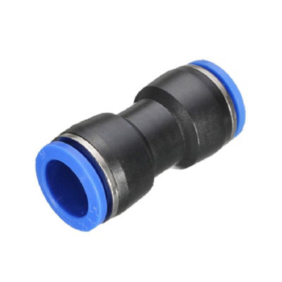 1 x Straight Butt 10mm Connector Speed Push Fit for Pneumatic Air