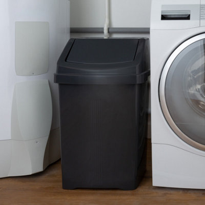1 x Wham Casa 50L Swing Bin Midnight