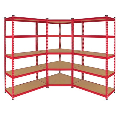 1 x Z-Rax Corner Garage Racking Unit & 2 x Single Racking Storage Units