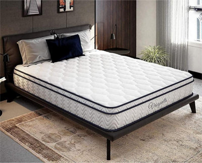 10.3 Inch Pocket Sprung Mattress with Breathable Foam Medium Firm Feel Classic Box Top