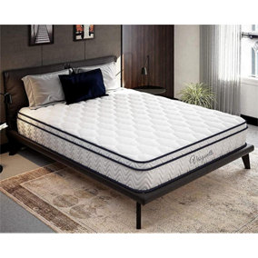 10.3 Inch Pocket Sprung Mattress with Breathable Foam Medium Firm Feel Classic Box Top
