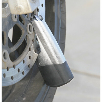 10.5 x 900mm Motorcycle Chain & Disc Lock - 4 STAR ART Rated Anti Drill Saw Pick - 4