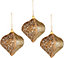 10.5cm Gold Bauble - Christmas Hanging Decoration