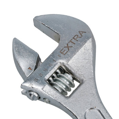 10" Adjustable Spanner / Wrench Monkey Pipe Plumbers Opening Range 0-28mm