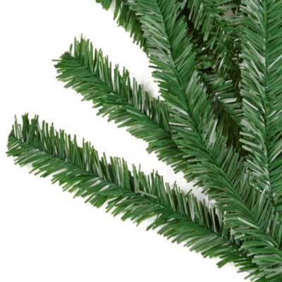 10 Artificial Green Christmas Garland Ties Tree Wreath Wraps Decoration ...