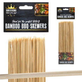 10" Bamboo BBQ Skewers - Bar-B-King (150 Pack)