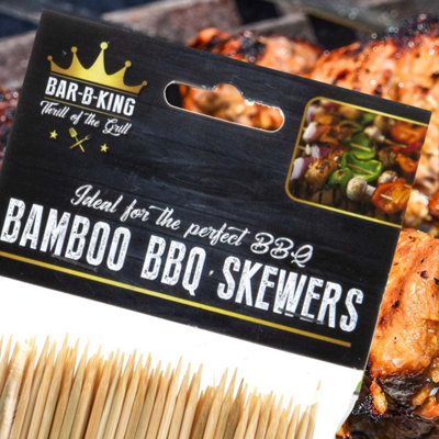 10" Bamboo BBQ Skewers - Bar-B-King (150 Pack)