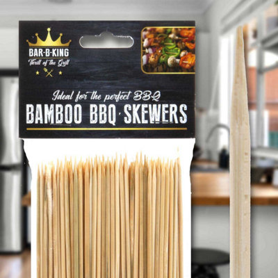 10" Bamboo BBQ Skewers - Bar-B-King (150 Pack) - 3