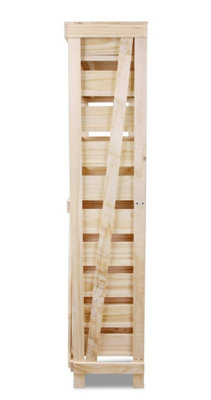 10 Drawer Wooden Apple Storage Rack 156 x 33cm