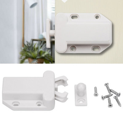 10 Durable White Cute Beetle-Shaped Cabinet Door Bumpers