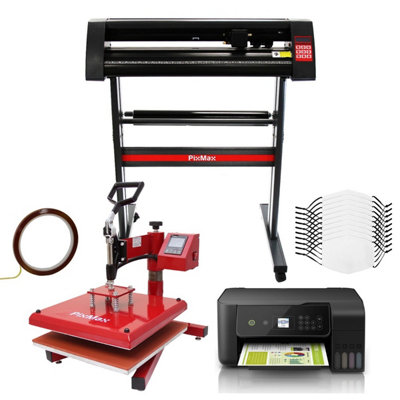10 Face Masks, Swing Heat Press, Eco Tank Printer, Vinyl Cutter ...
