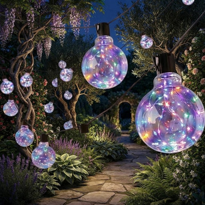 10 Galaxy Firefly Festoon Garden Lights Outdoor Christmas Party Decorations